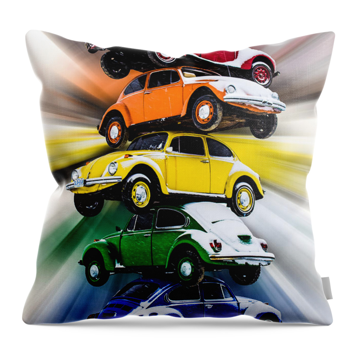 Defiance Throw Pillow featuring the photograph Beetle Kabob by Michael Arend