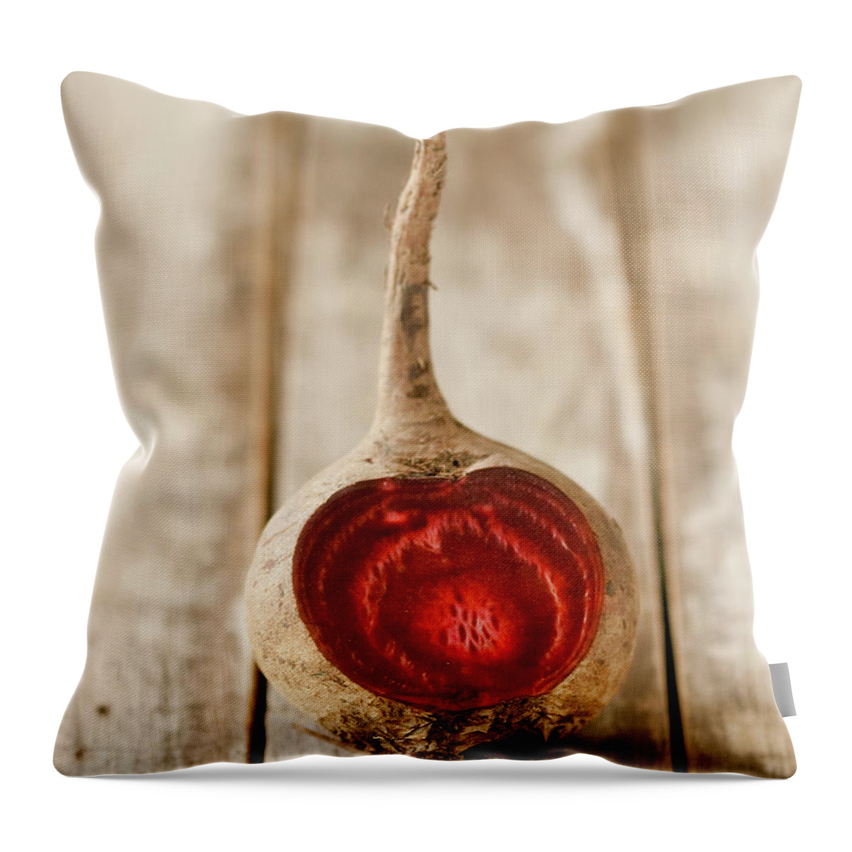 Andhra Pradesh Throw Pillow featuring the photograph Beetroot by Ashasathees Photography