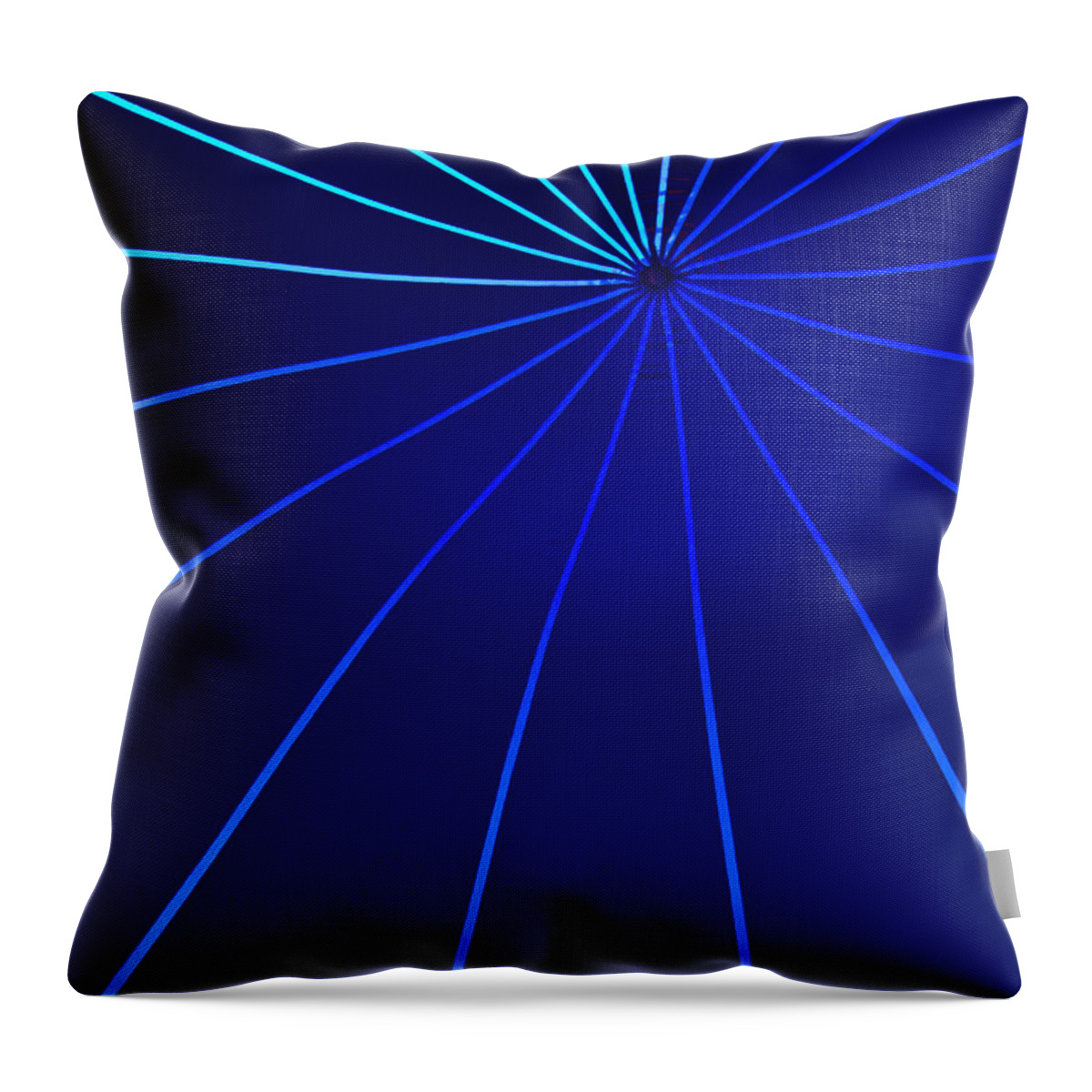 Abstract Throw Pillow featuring the photograph Bending Light 6 by Christie Kowalski