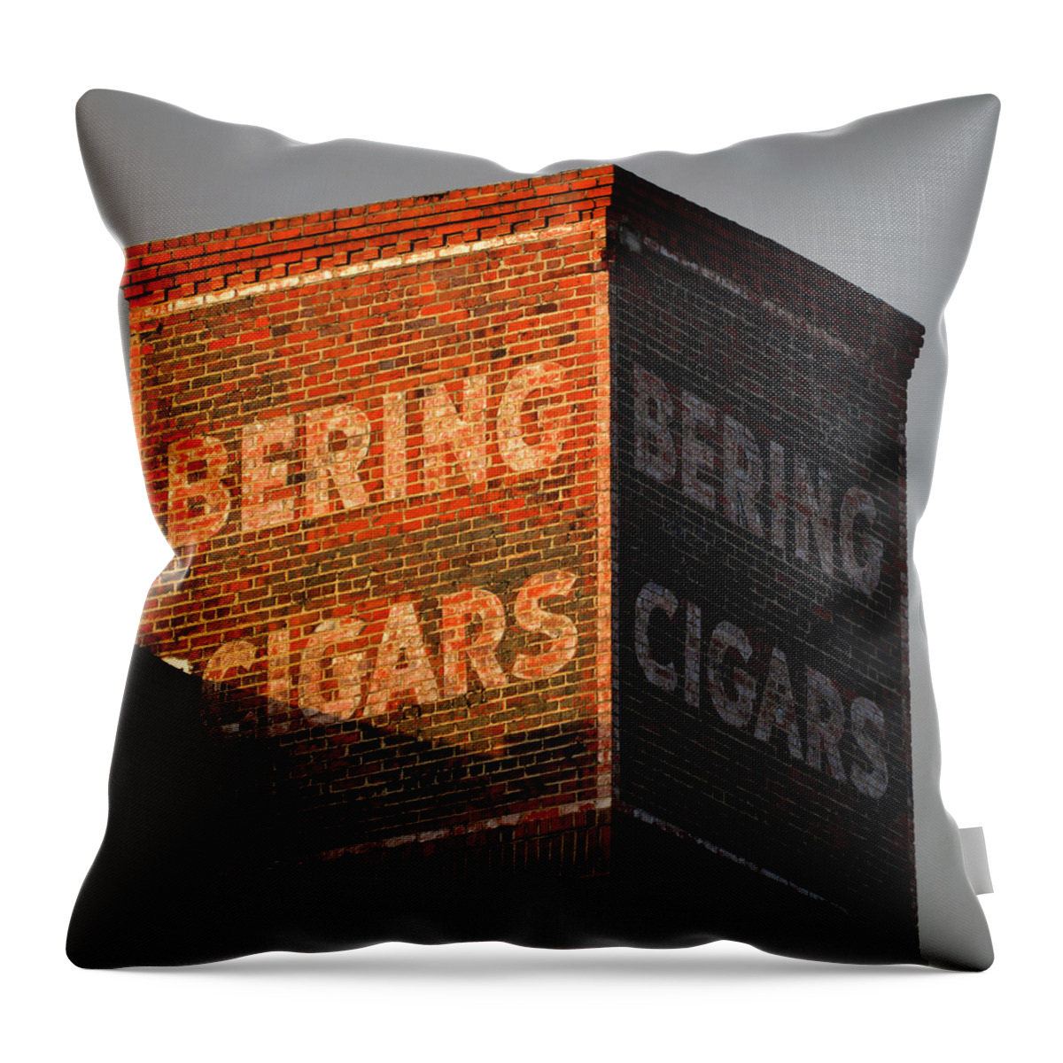 Cigar Factory Throw Pillow featuring the photograph Bering Cigar Factory one by David Lee Thompson