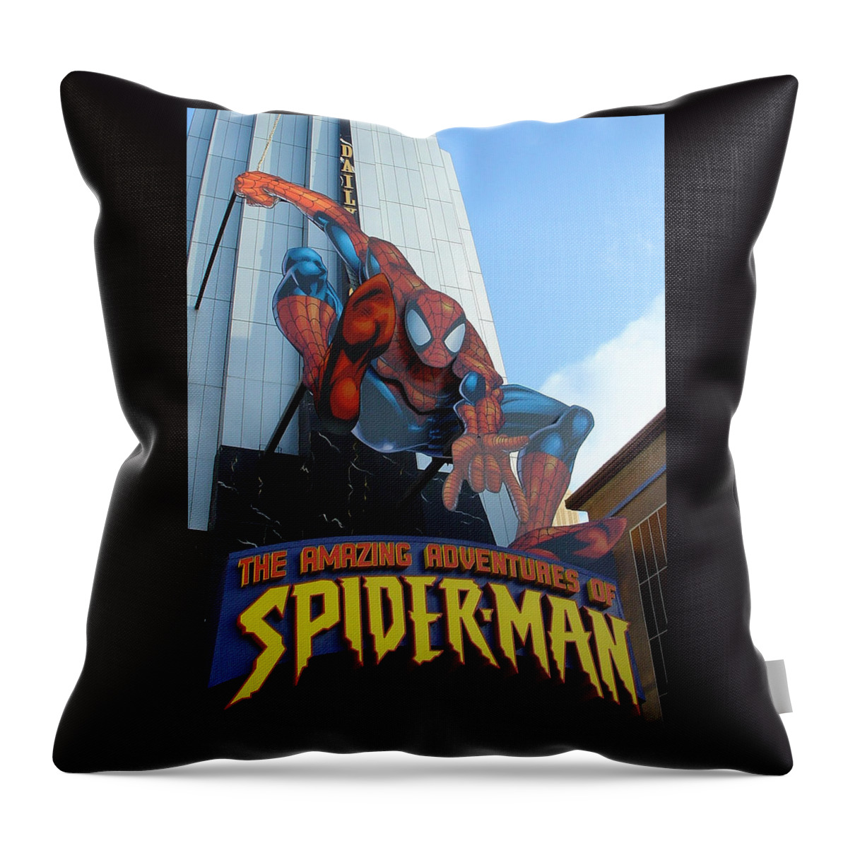 Universal Resort Throw Pillow featuring the photograph Best Ride In Florida by David Nicholls