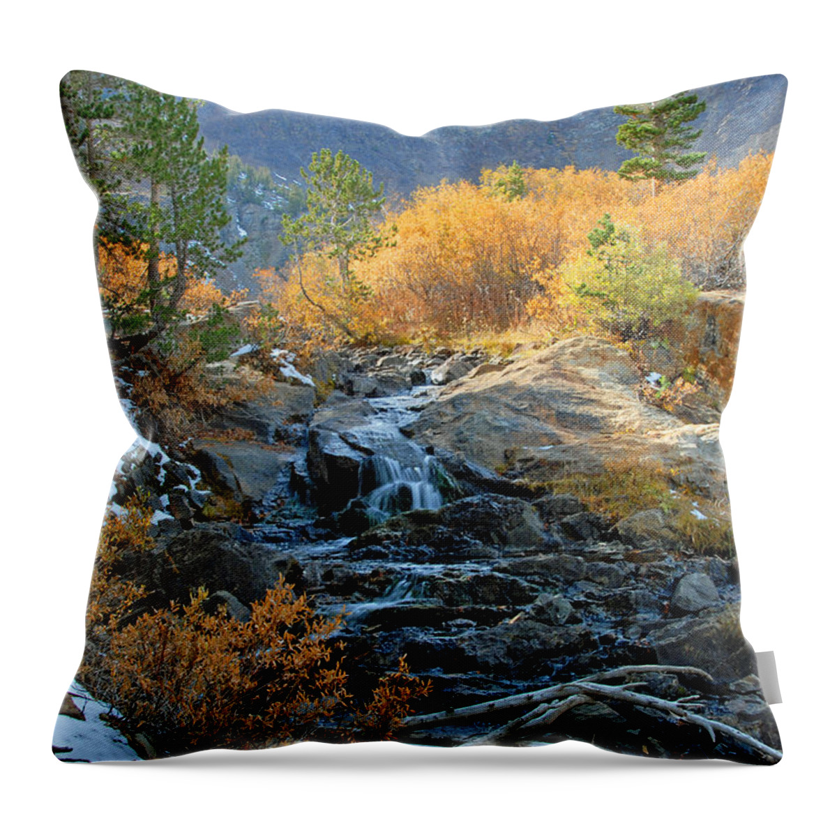 Fall Throw Pillow featuring the photograph Between the Virginias by Lynn Bauer