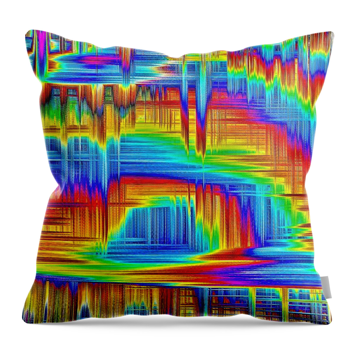 3d Throw Pillow featuring the photograph Beyond the Frills by Nick David