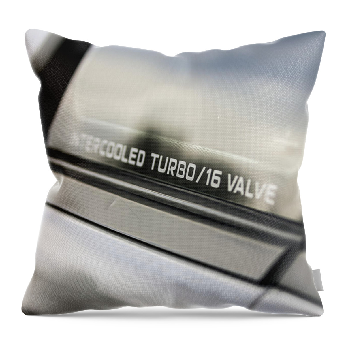 Dodge Throw Pillow featuring the photograph Birthday Car - Intercooled Turbo 16 Valve by Josh Bryant