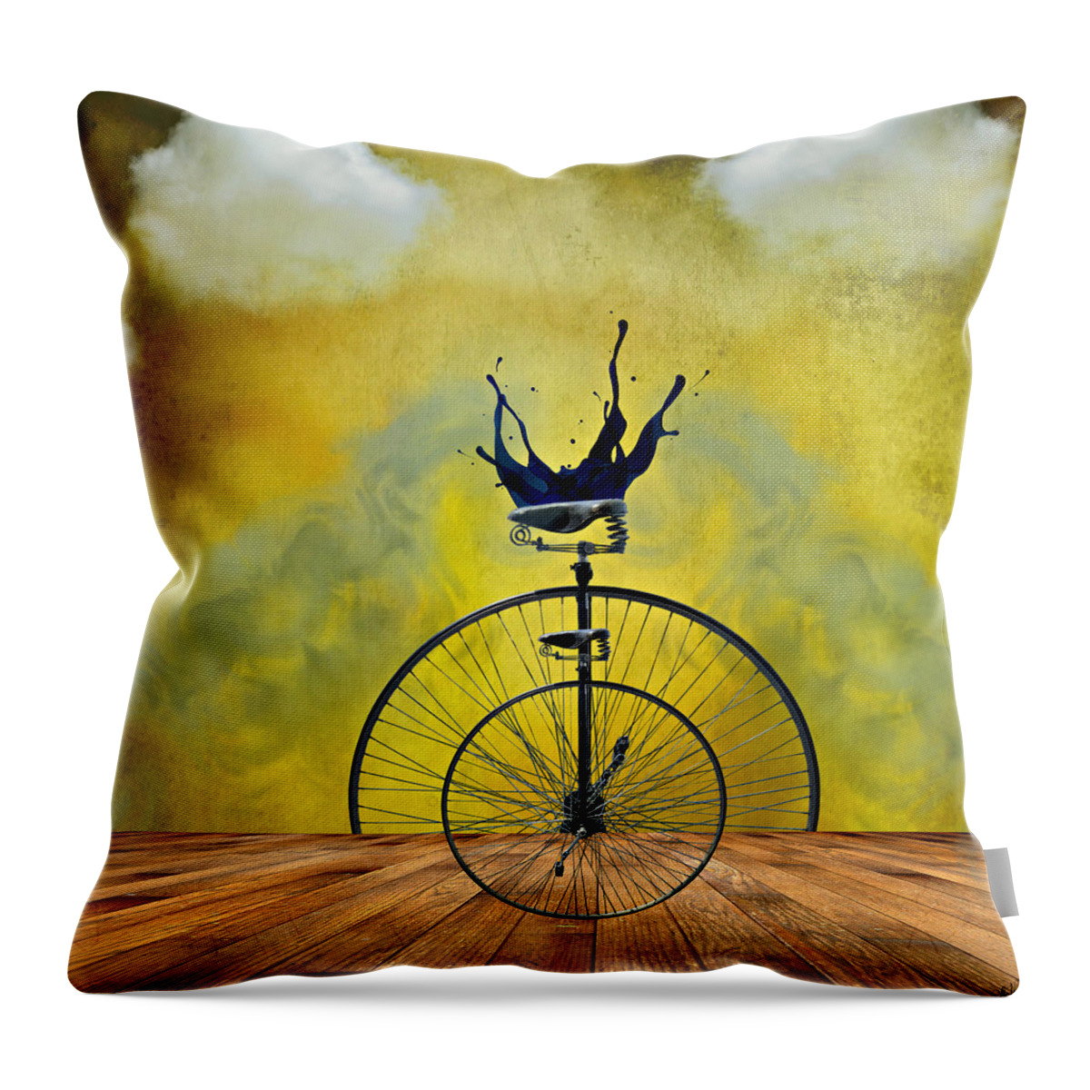 Blind Date Throw Pillow featuring the digital art Blind Date by Ally White