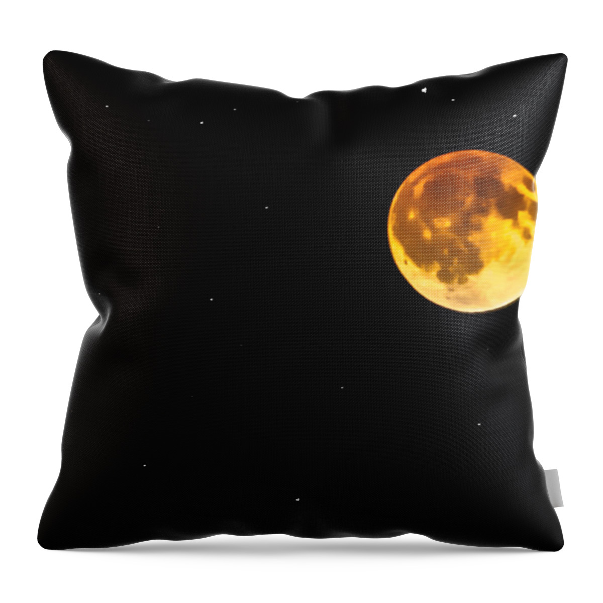 2014 Throw Pillow featuring the photograph Blood Eclipse by Alan Marlowe