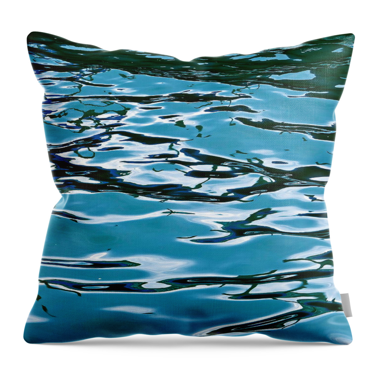Venice Throw Pillow featuring the photograph Blue Laguna by Ira Shander