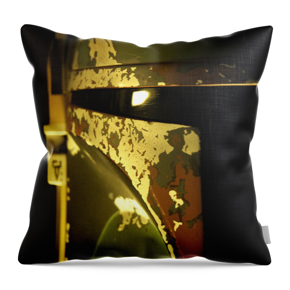 Boba Throw Pillow featuring the photograph Boba Fett Helmet 139 by Micah May
