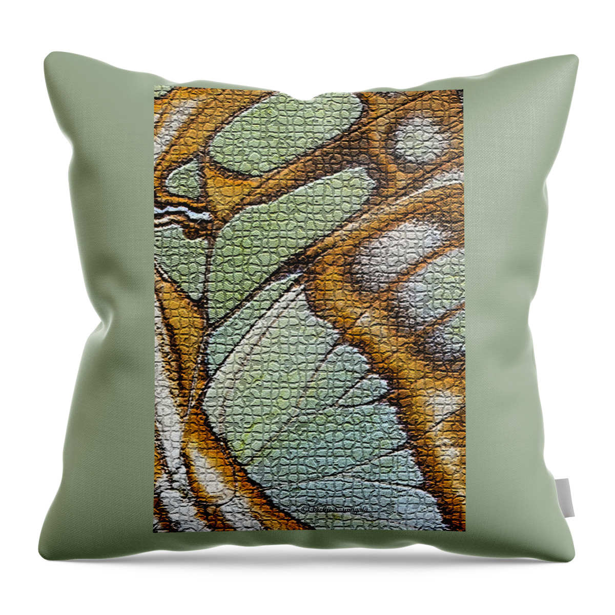 Art Throw Pillow featuring the photograph Body Art by Vickie Szumigala