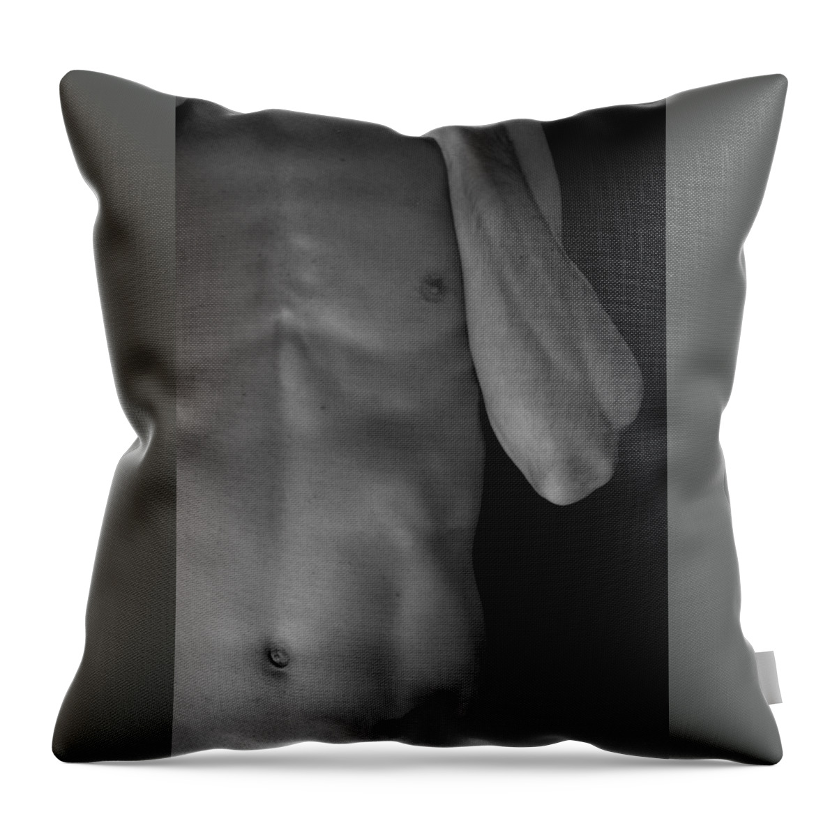 Nude Throw Pillow featuring the photograph BodyScapes 5 by Rick Saint