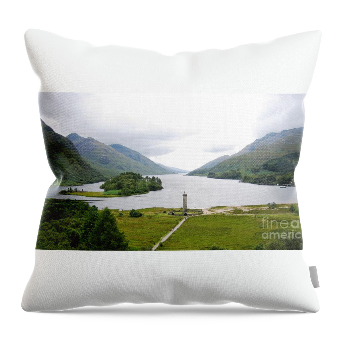 Scottish Highlands Throw Pillow featuring the photograph Bonnie Prince Charlie by Denise Railey