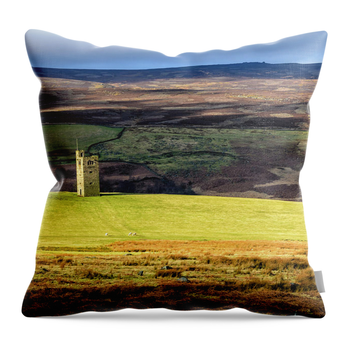 Tranquility Throw Pillow featuring the photograph Boots Folly Tower by Ben Robson Hull Photography