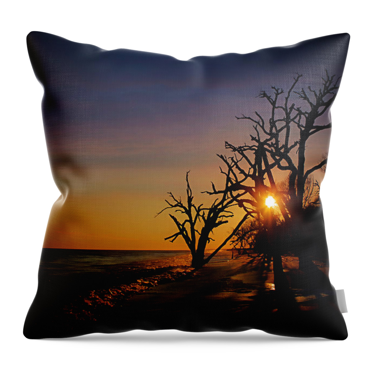 Botany Bay Throw Pillow featuring the photograph Botany Bay by Jessica Brawley