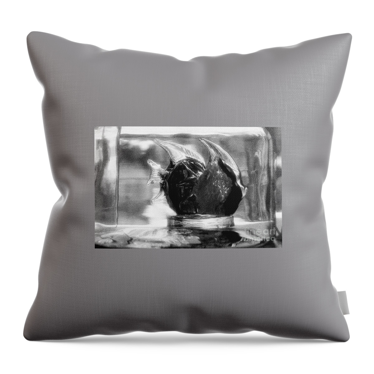 Fish Throw Pillow featuring the photograph Bottled Up by Eileen Gayle