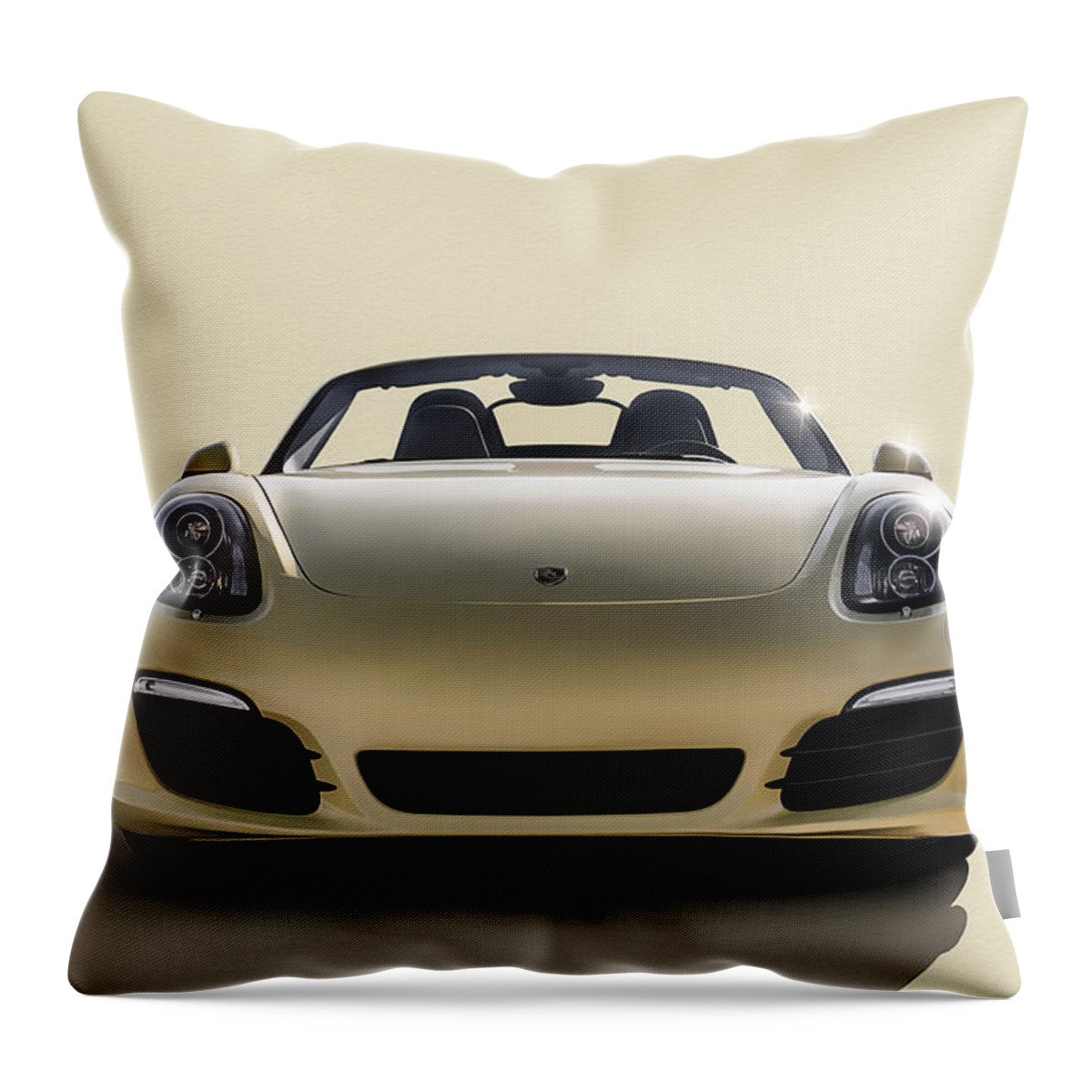 Porsche Throw Pillow featuring the digital art Boxter by Douglas Pittman