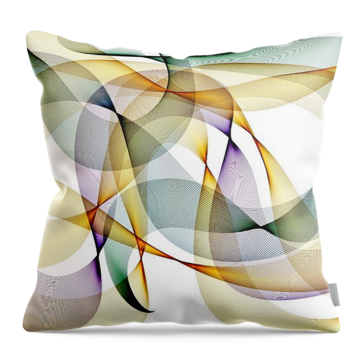Breath Of Life Throw Pillow featuring the digital art Breath of Life by Marian Lonzetta