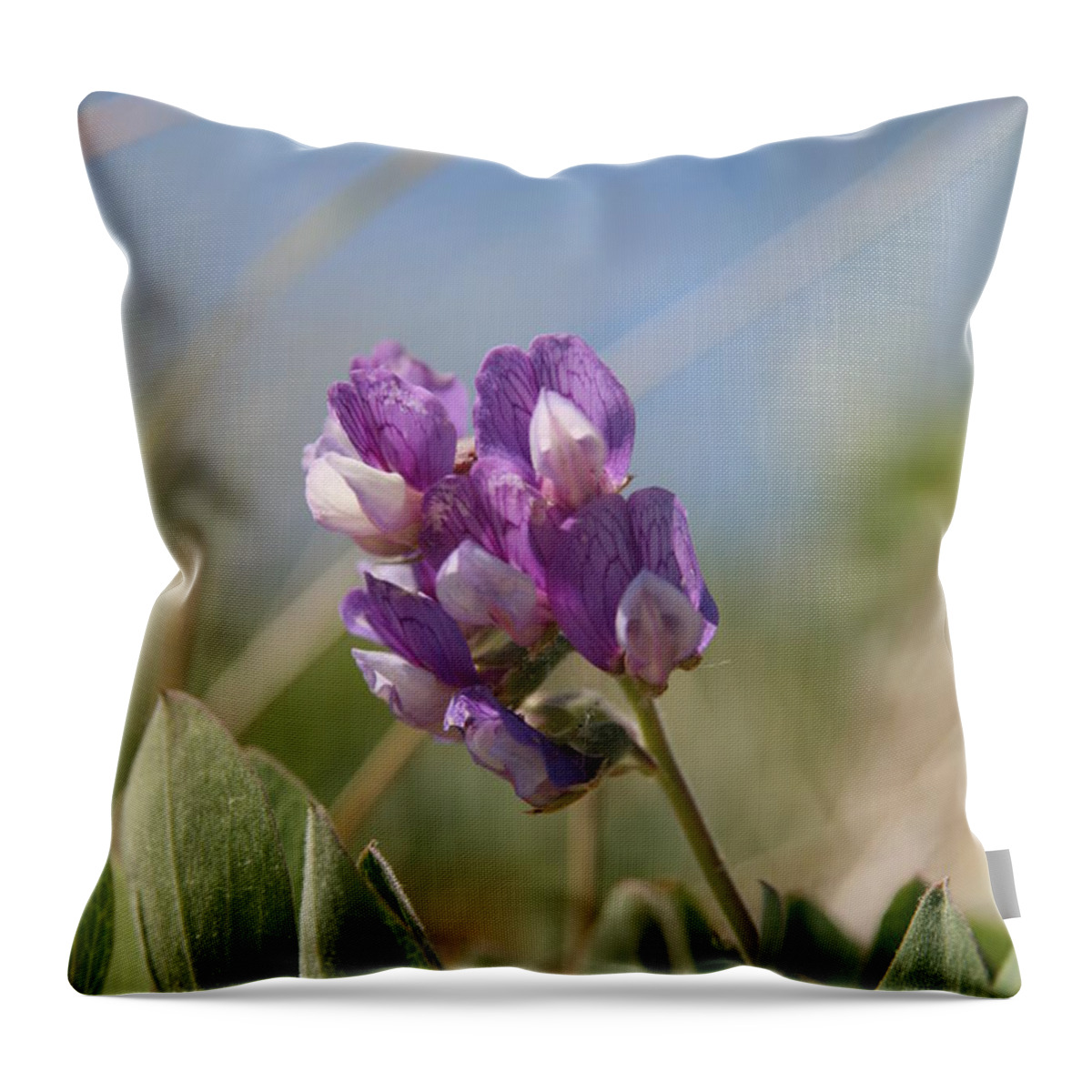 Flower Throw Pillow featuring the photograph Breathe in the Air No.2 by Neal Eslinger