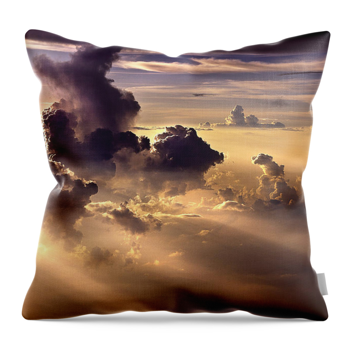 Sky Throw Pillow featuring the photograph Breathtaking by Gray Artus