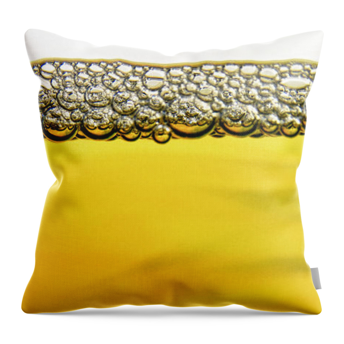 Abstract Throw Pillow featuring the photograph Brewed by Stelios Kleanthous