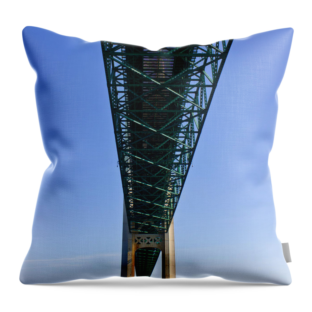 Bridge Throw Pillow featuring the photograph Bridge To The Sky by Christie Kowalski
