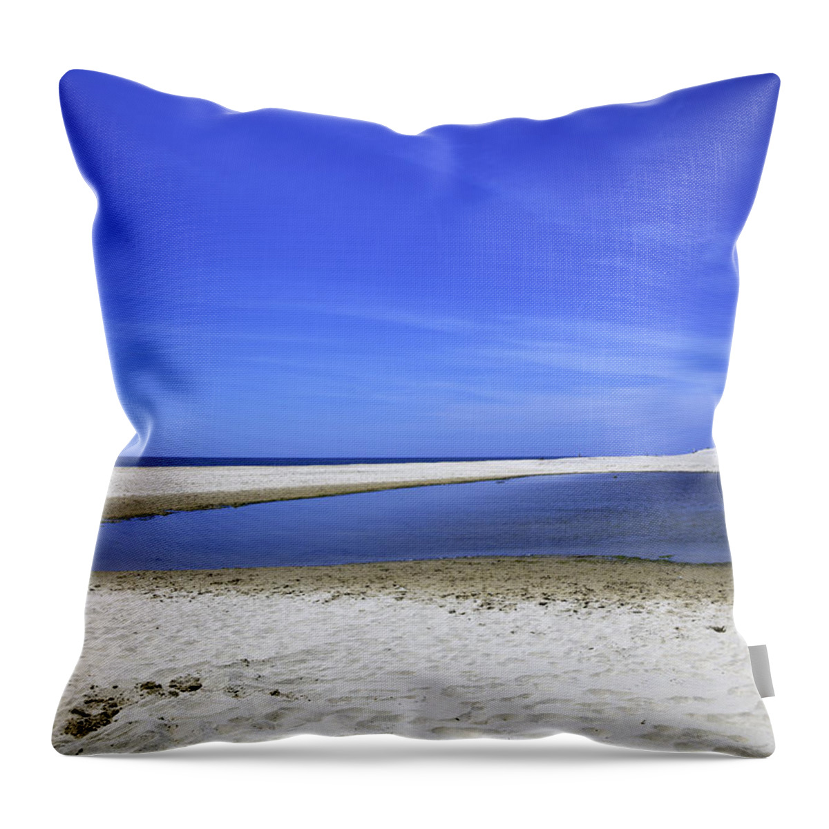 Beach Throw Pillow featuring the photograph Bridgehampton Sky by Madeline Ellis