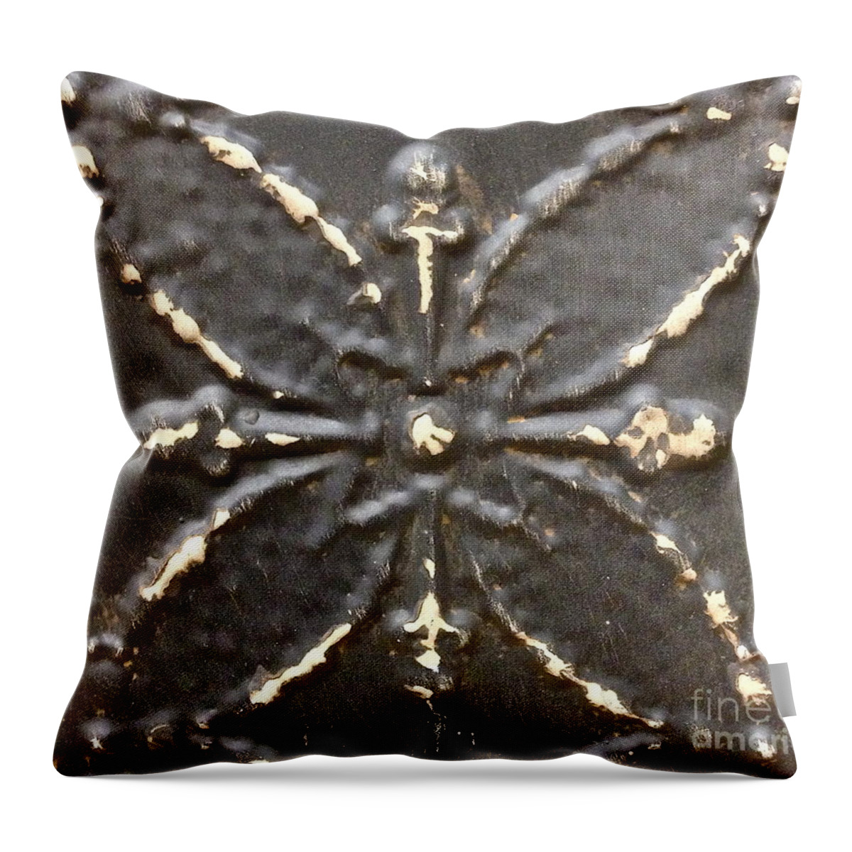 Pattern Throw Pillow featuring the photograph Bronze by M West