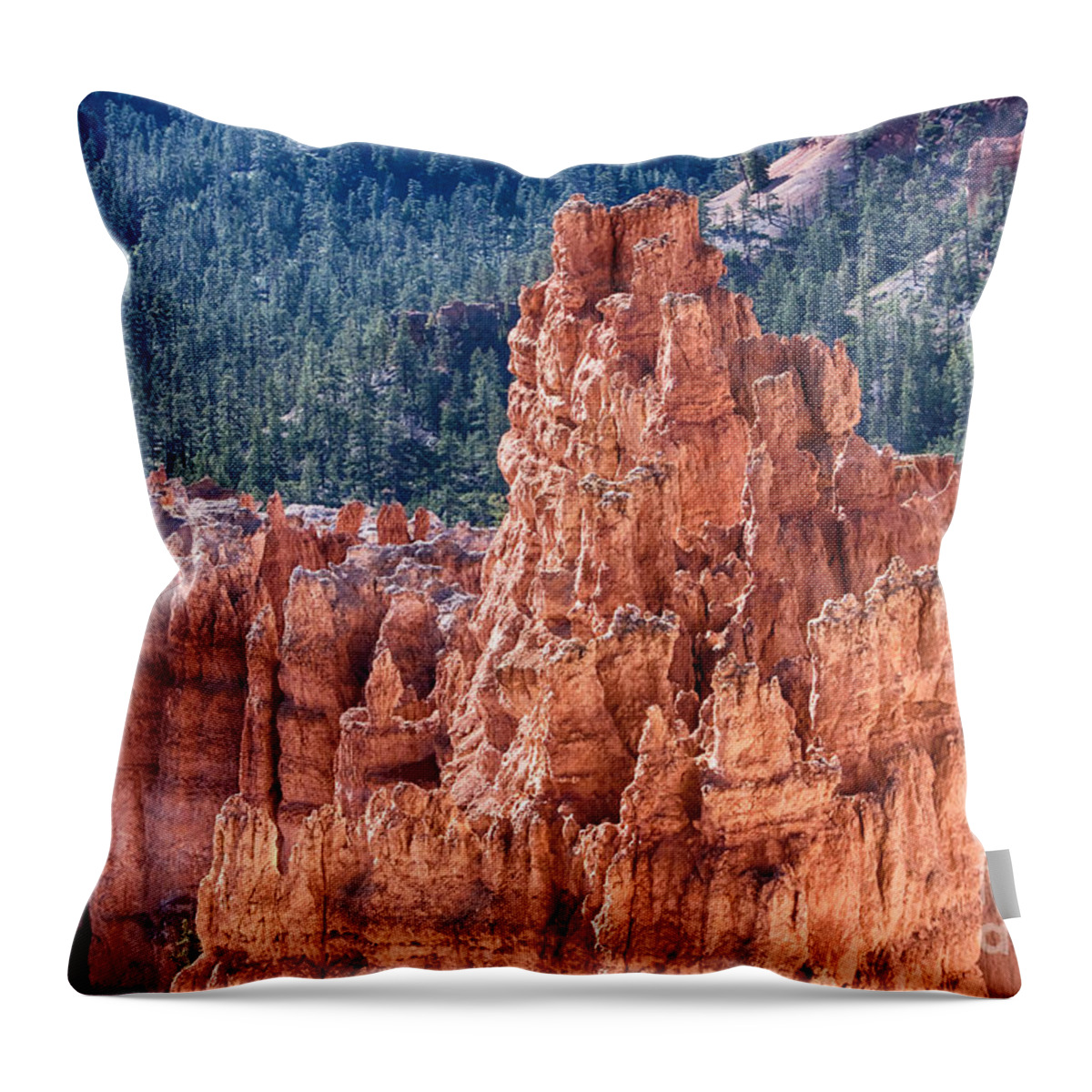Bryce Canyon Throw Pillow featuring the photograph Bryce Canyon Utah Views 524 by James BO Insogna