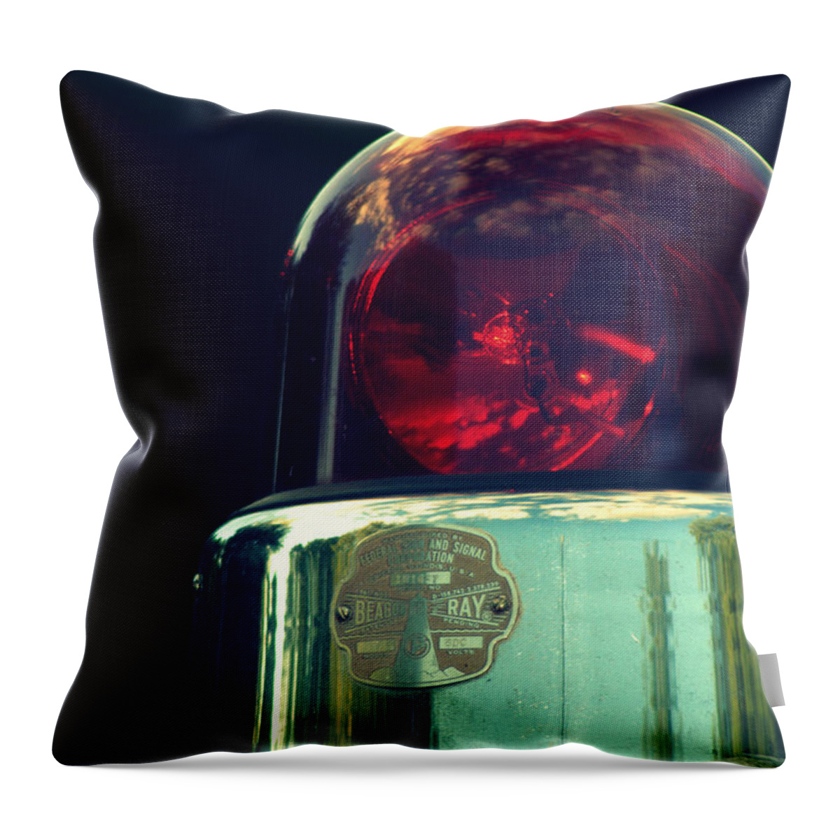 Bubble Light Throw Pillow featuring the photograph Bubble Light by Judy Salcedo