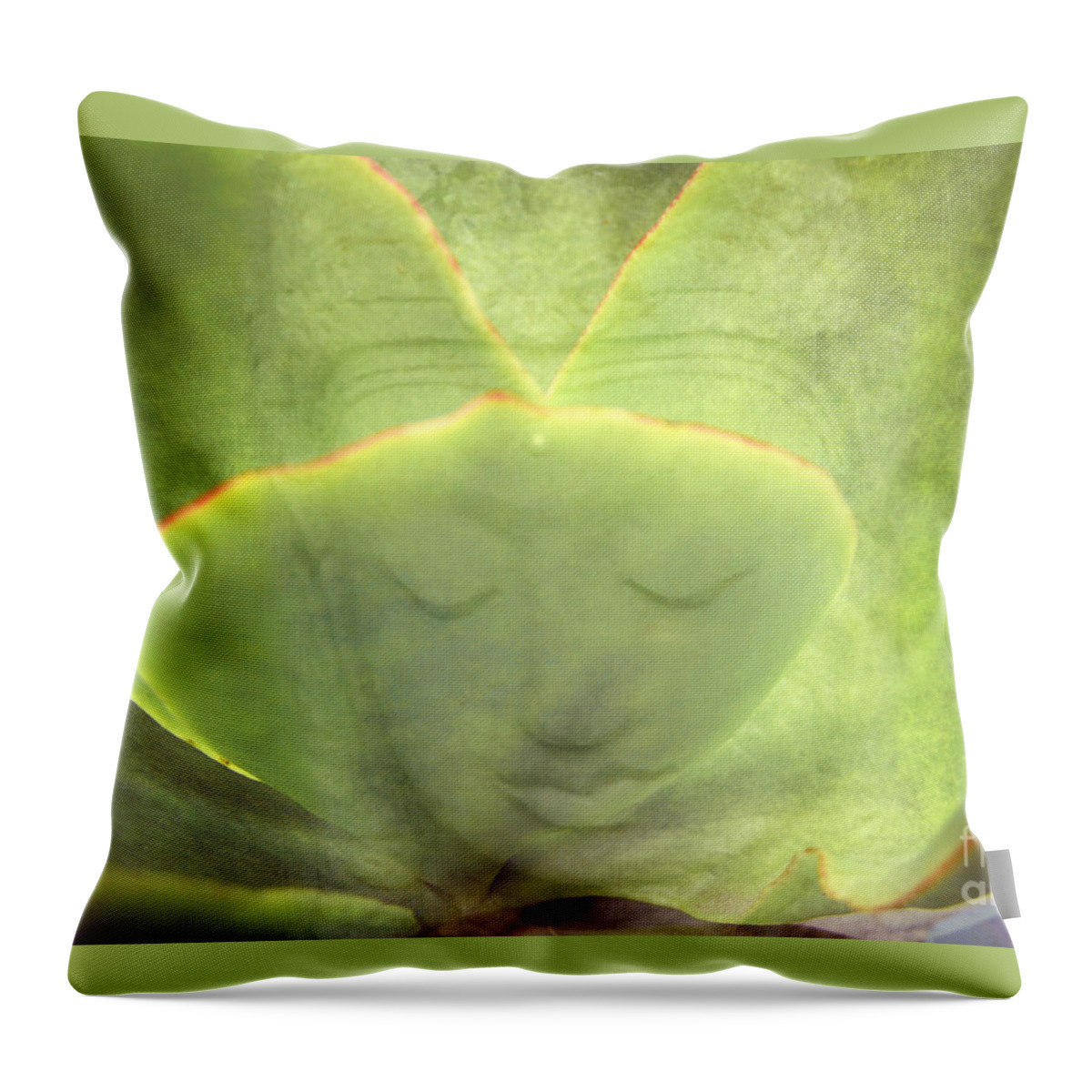 Buddha Throw Pillow featuring the digital art Buddha Glow by Valerie Freeman