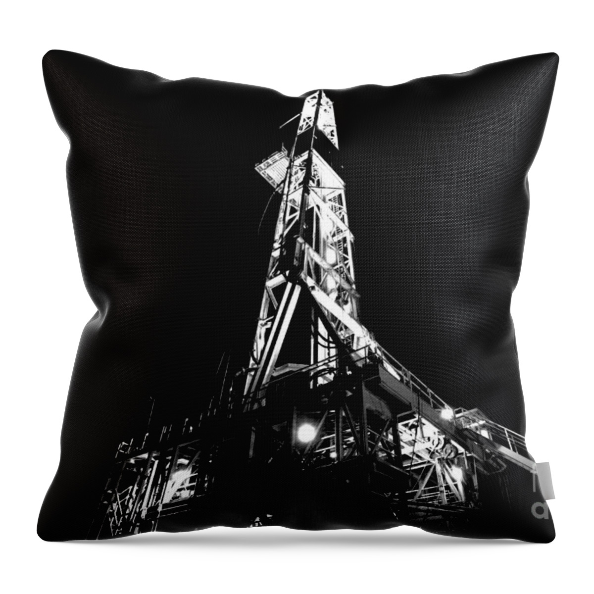 Rig-157 Throw Pillow featuring the photograph Cac001bw-76 by Cooper Ross