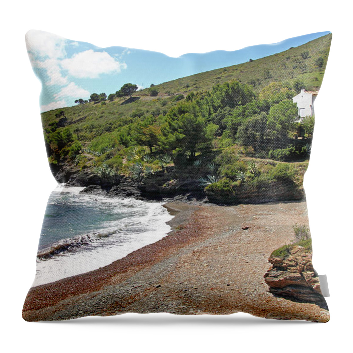 Tranquility Throw Pillow featuring the photograph Cala Calitjàs In Cap De Creus by Rfarrarons