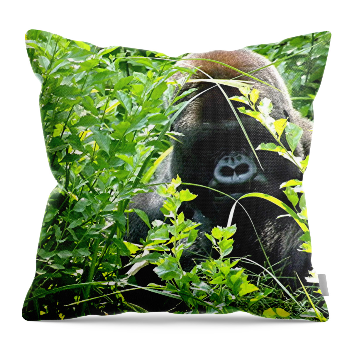 Disney Throw Pillow featuring the digital art Can I Help You? by Barkley Simpson