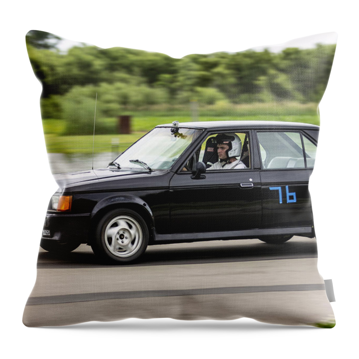 Omni Throw Pillow featuring the photograph Car No. 76 - 01 by Josh Bryant