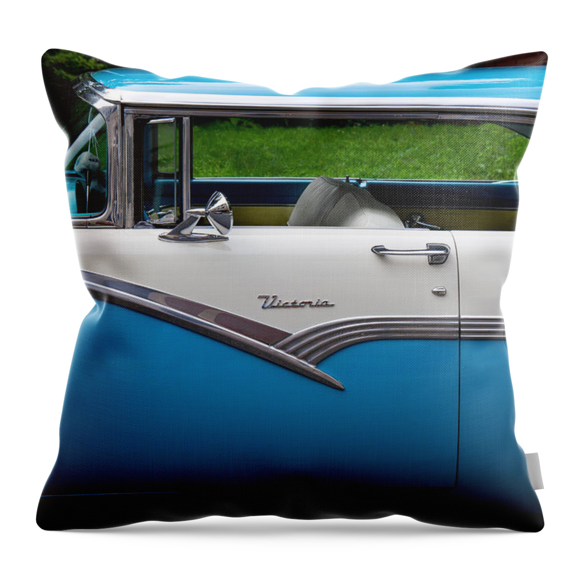 Hdr Throw Pillow featuring the photograph Car - Victoria 56 by Mike Savad