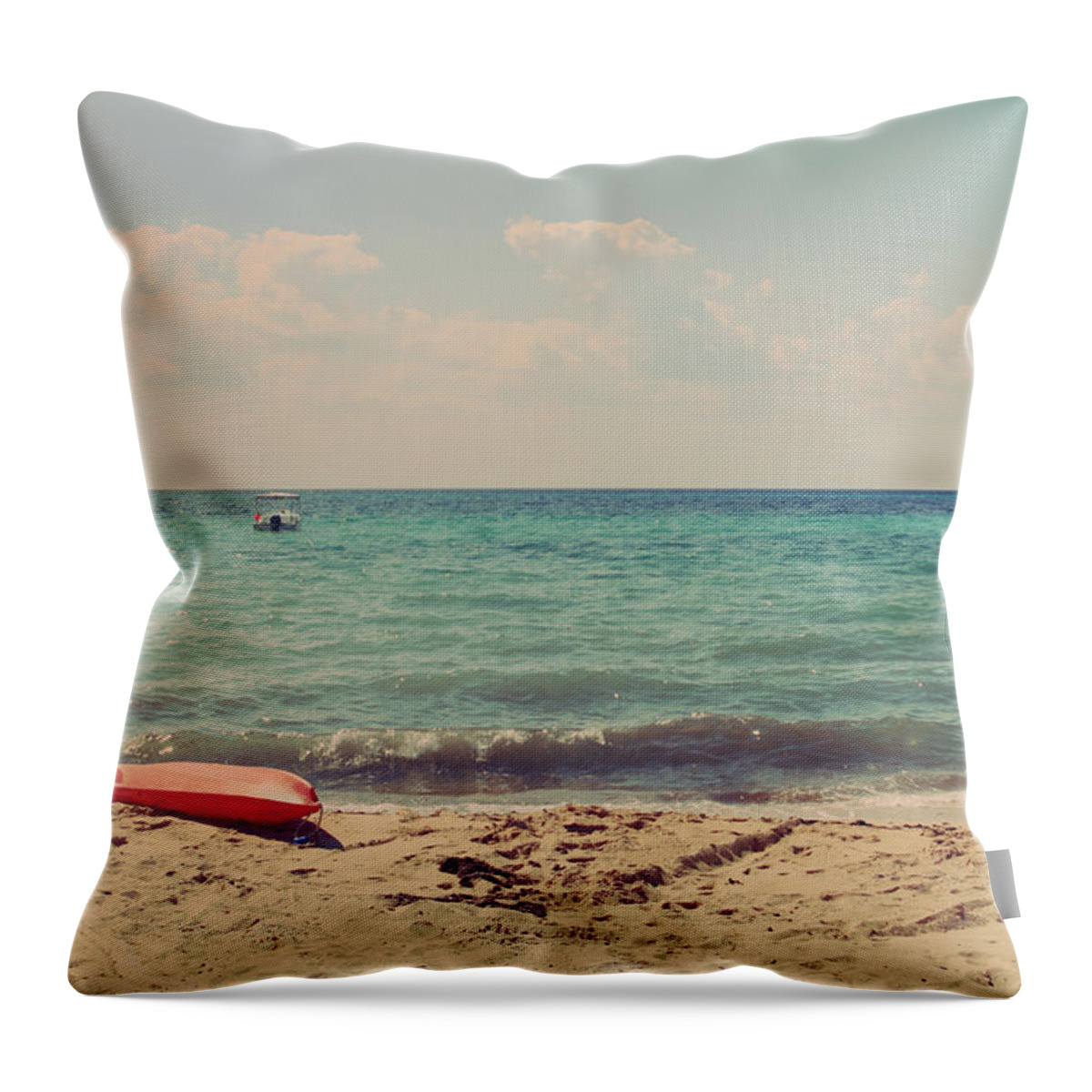 Cozumel Throw Pillow featuring the photograph Carefree by Laurie Search