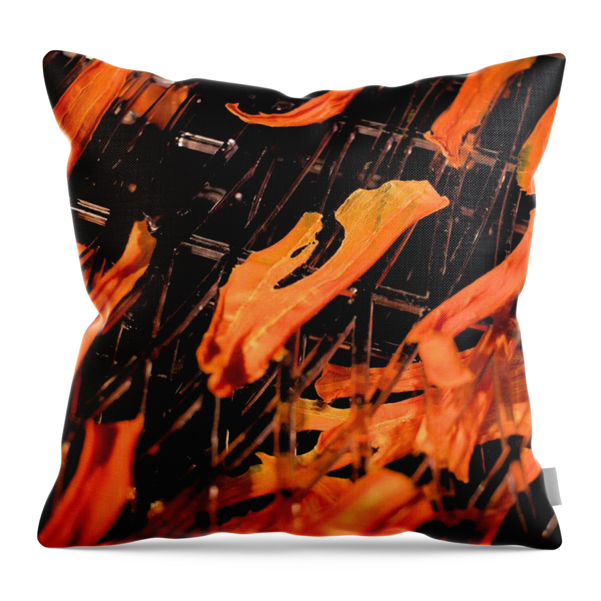 Food Throw Pillow featuring the photograph Carrot Slices by Scott Carlton
