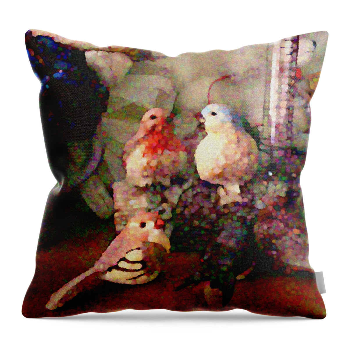 Birds Throw Pillow featuring the photograph CC1 by Costanza Canali