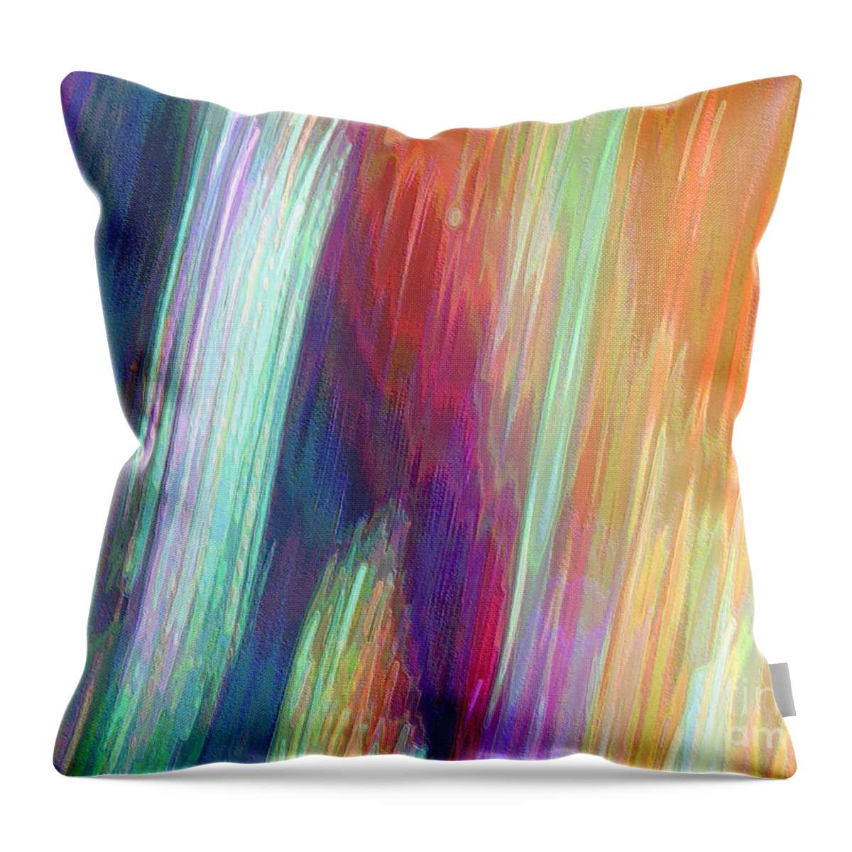 Celeritas Throw Pillow featuring the mixed media Celeritas 8 by Leigh Eldred