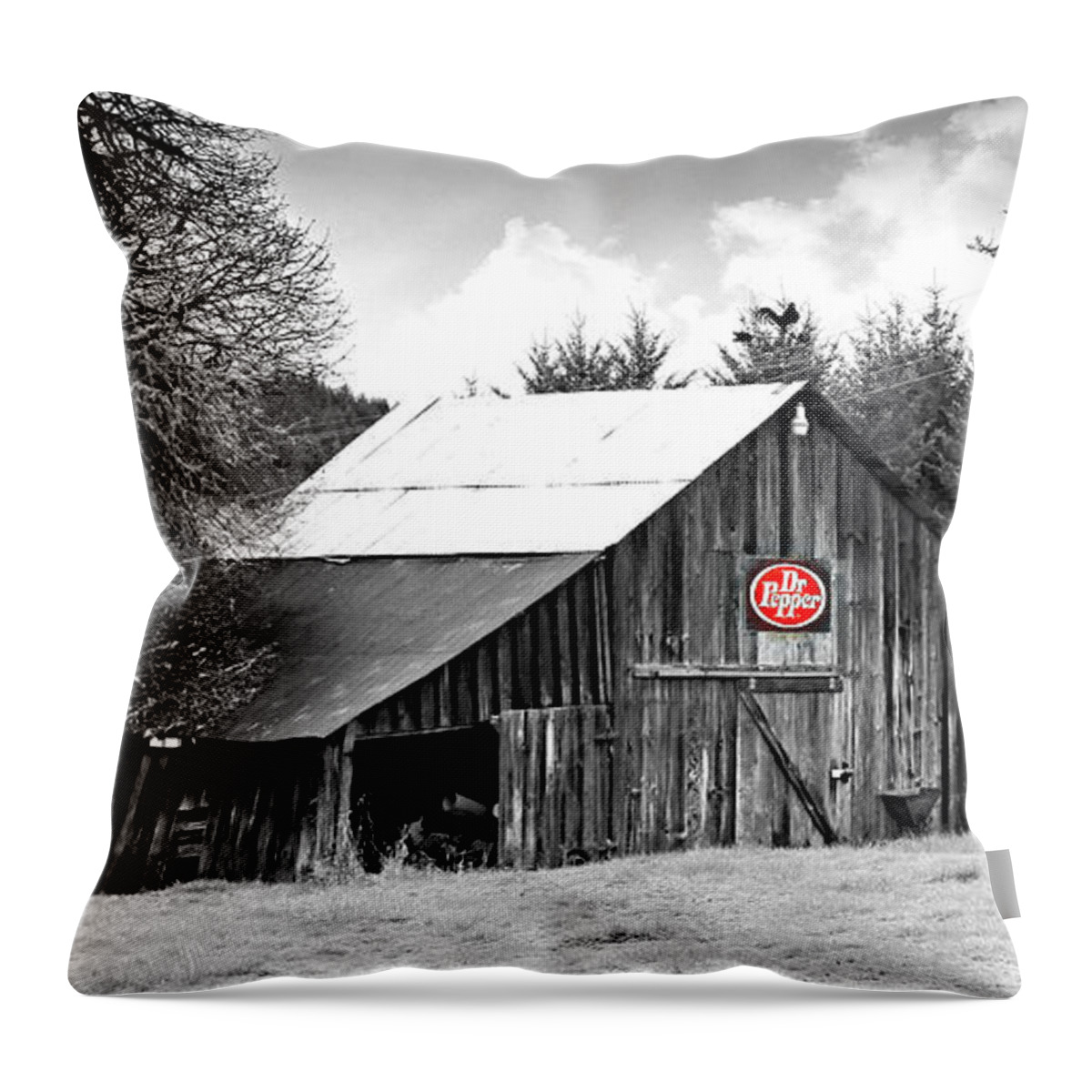 Windmill Throw Pillow featuring the photograph Cherry Dr Pepper by KATIE Vigil