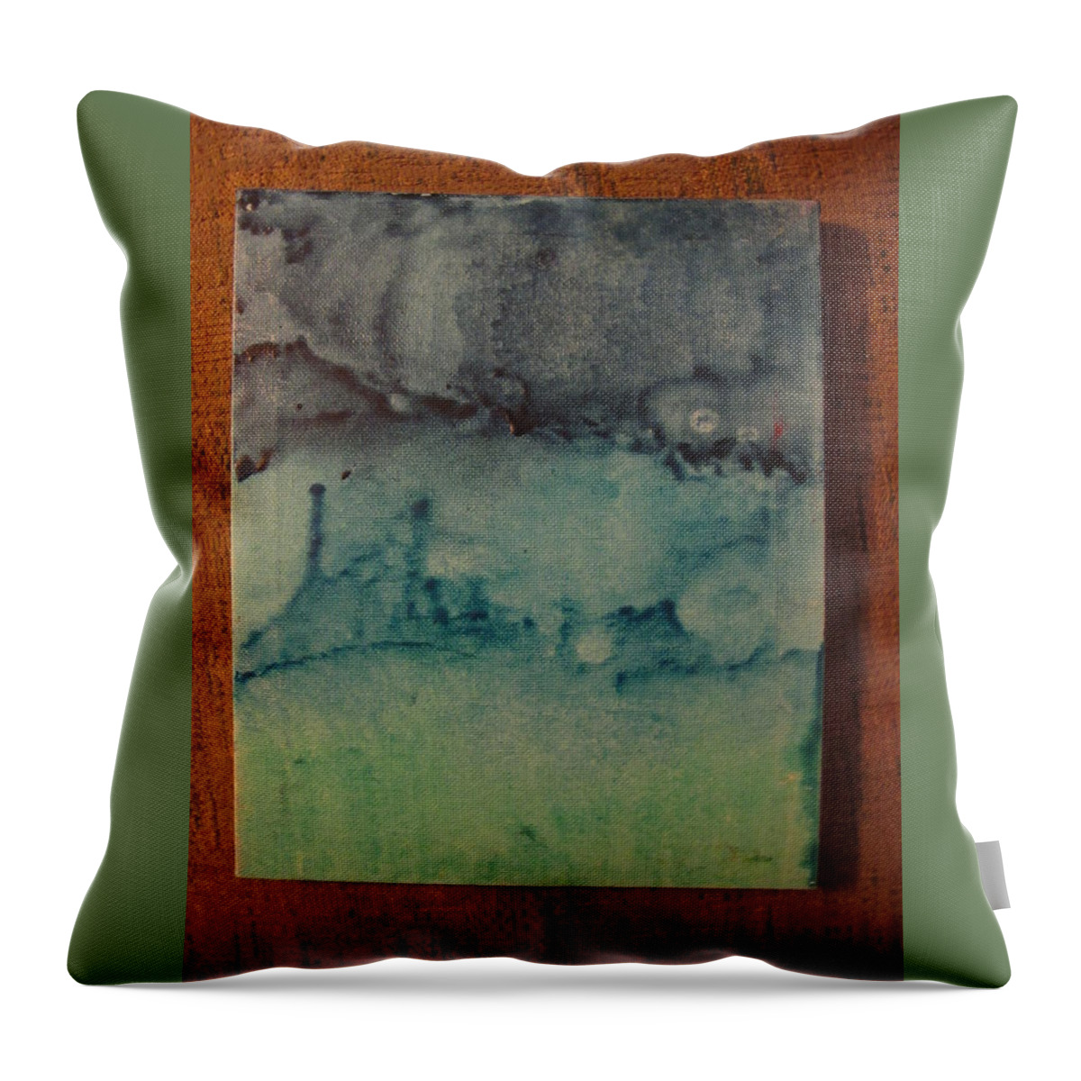 Child Throw Pillow featuring the painting Childhood Moods by Lawrence Christopher