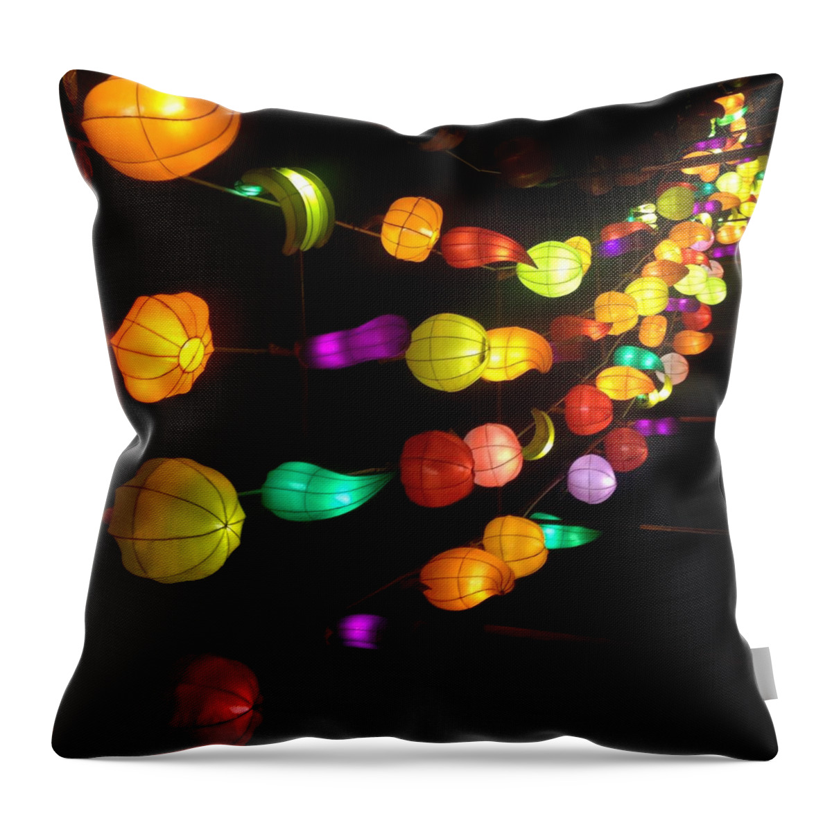 Light Throw Pillow featuring the photograph China light by Andre Brands