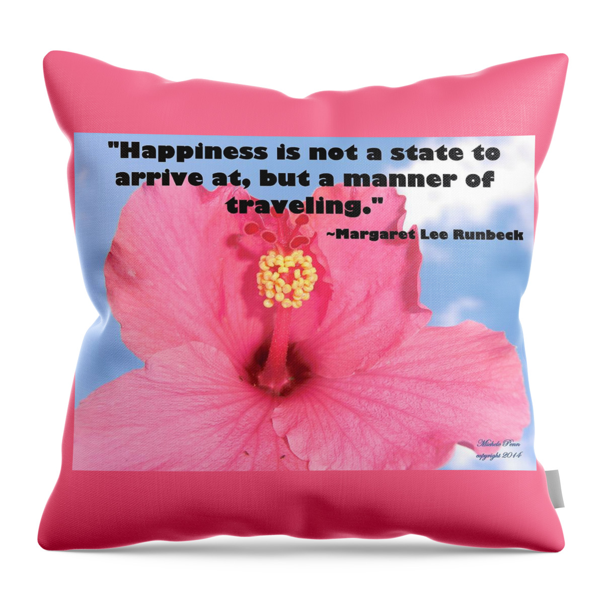 Happiness Throw Pillow featuring the photograph Choose your Quote Choose your Picture 1 by Michele Penn