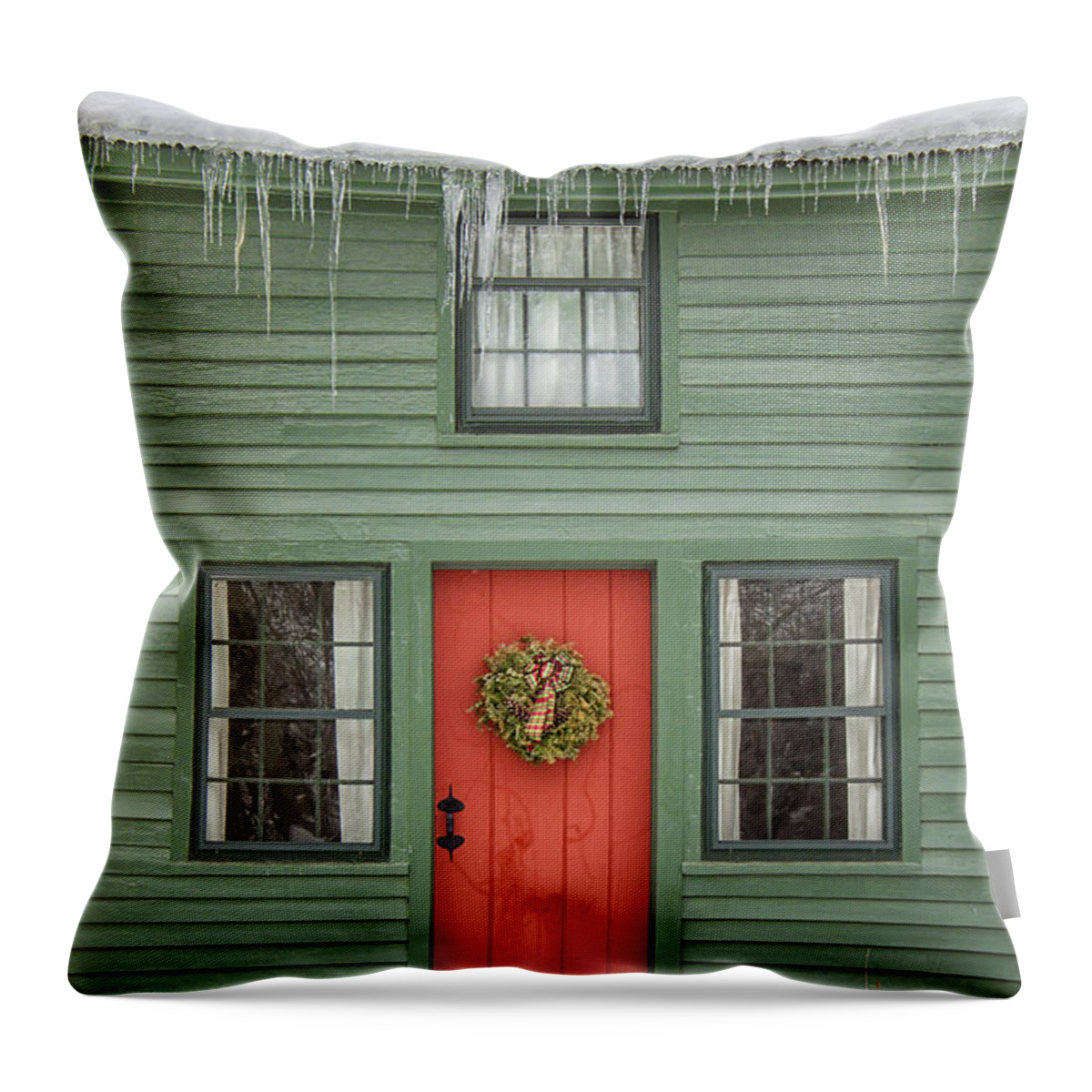Christmas Throw Pillow featuring the photograph Christmas Dreams by Evelina Kremsdorf