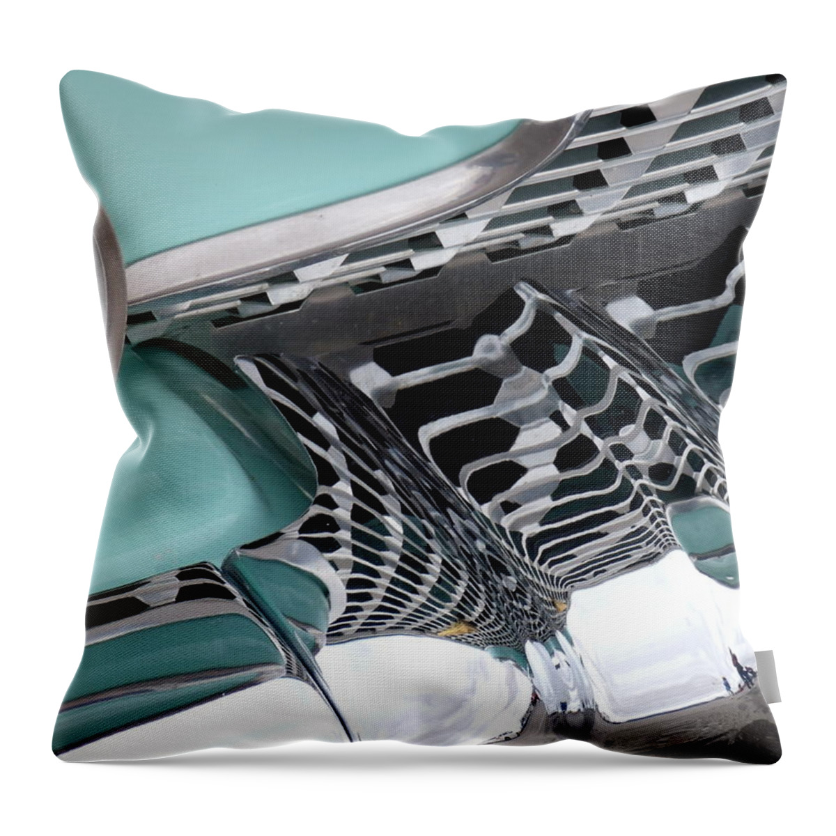 David S Reynolds Throw Pillow featuring the photograph Chrome by David S Reynolds