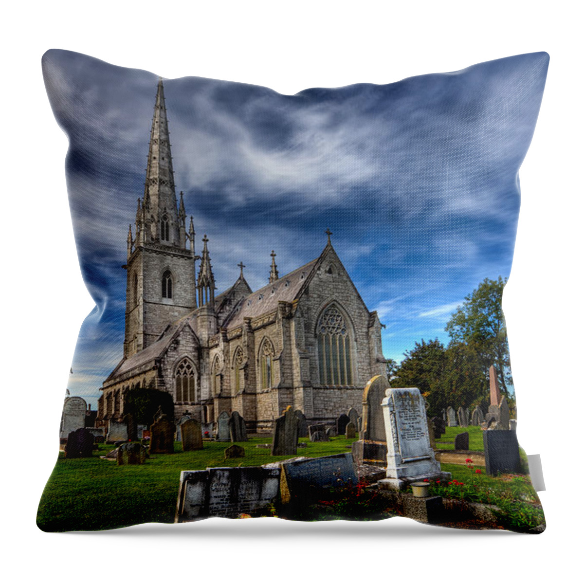 Marble Church Throw Pillow featuring the photograph Church of Marble by Adrian Evans