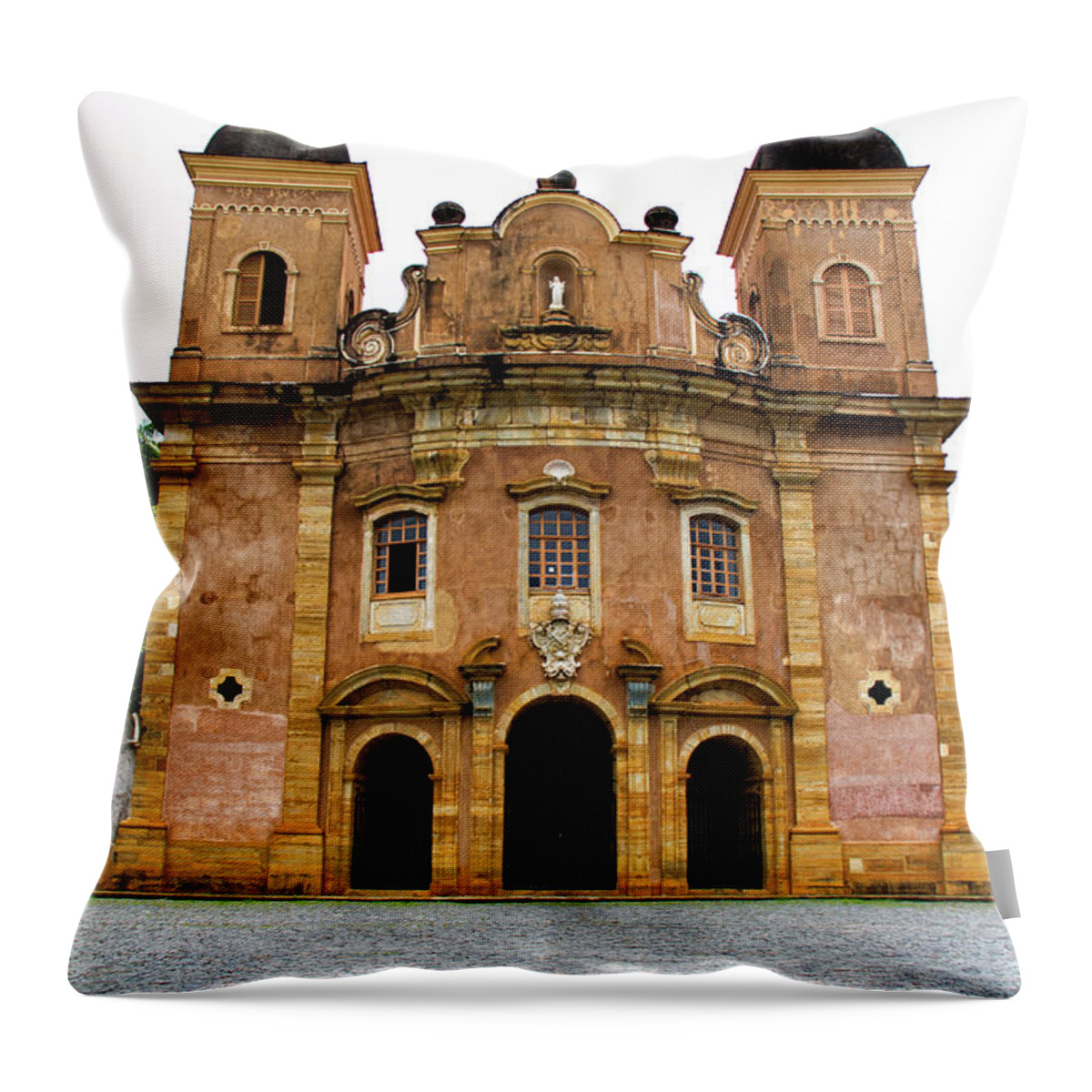 Tranquility Throw Pillow featuring the photograph Church Of St. Peter Of Clerics by Adriana Fuchter