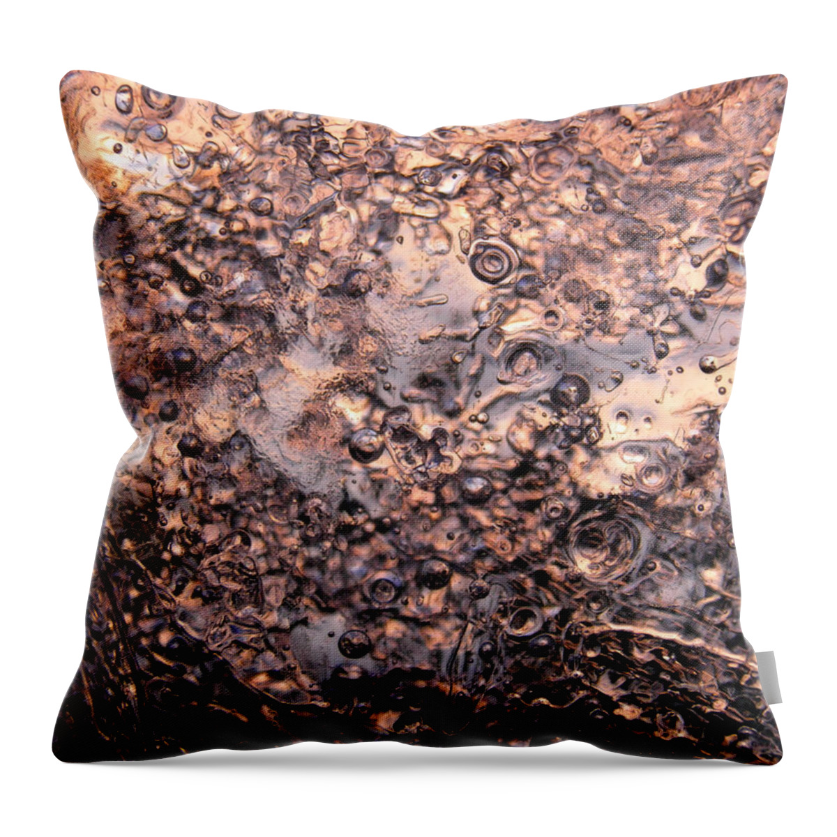 Melting Throw Pillow featuring the photograph Circles of Life 2 by Sami Tiainen