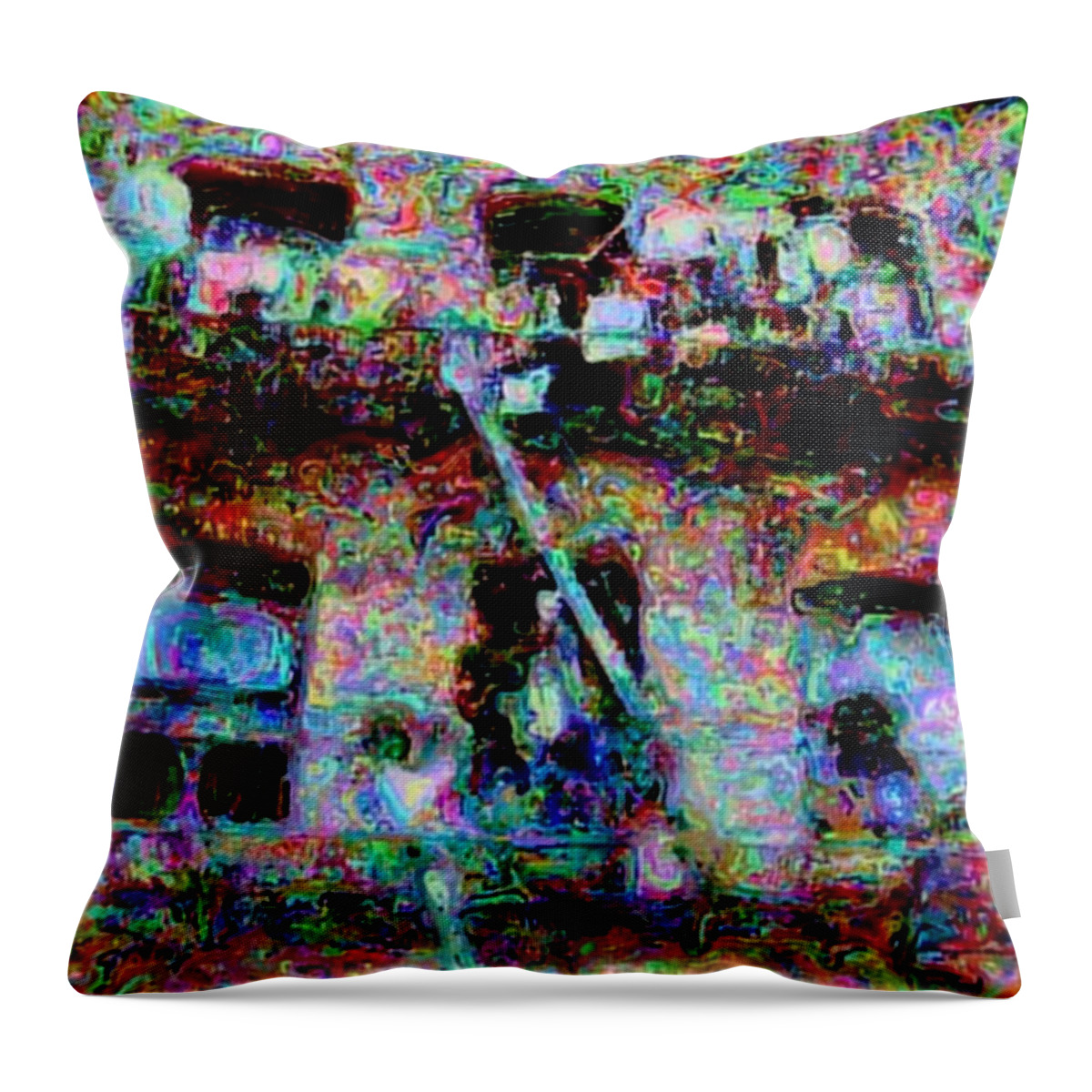 Expressionism Throw Pillow featuring the photograph Circumstances by Nick David