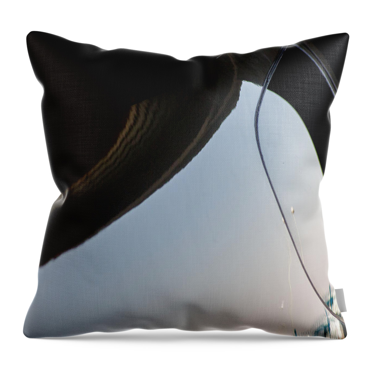 Reflection Throw Pillow featuring the photograph Cirrus Reflection by Paul Job