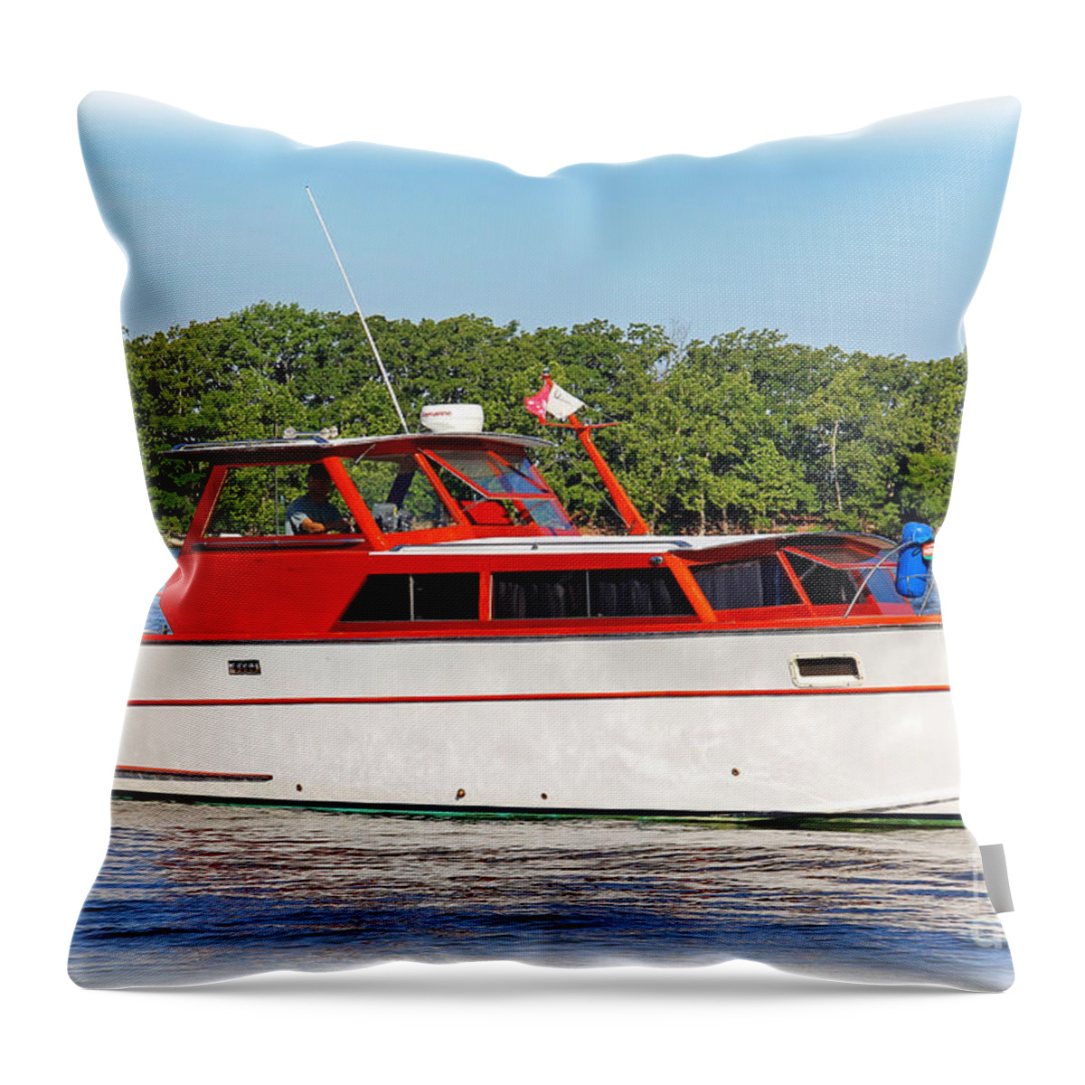 Oklahoma Throw Pillow featuring the photograph Classic Cruiser by Bob Hislop
